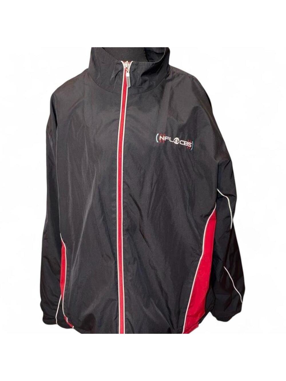 Vintage Y2K NFL on CBS Broadcast Crew Jacket Destinations Windbreaker - Men's L